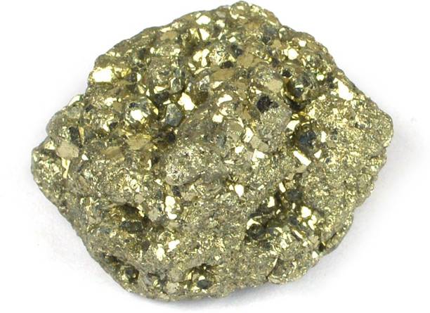 REIKI CRYSTAL PRODUCTS Natural Pyrite Rough Stone 30 gms Regular Asymmetrical Crystal Stone