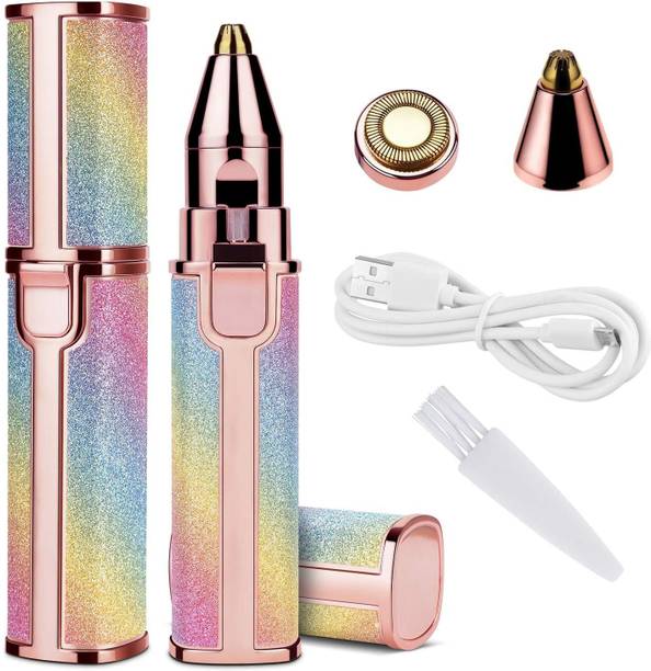 MACVL5 Face Hair Removal for Women ( Rechargeable) , 2 in 1 Eyebrow Trimmer for women Cordless Epilator