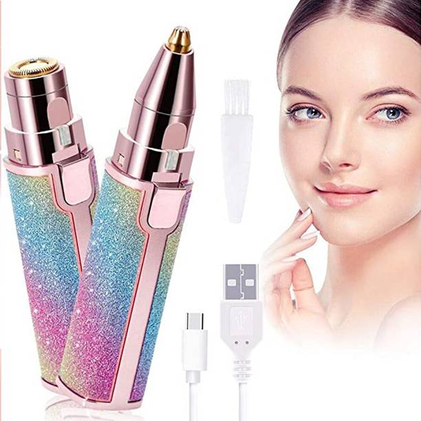 WunderVoX BLAWLESS 2 IN 1 EYEBROW TRIMMER Runtime 30 min Body Groomer-X105 Cordless Epilator