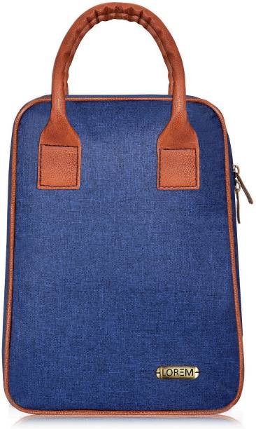 LOREM CMM-TB01 Blue Lunch/Tiffin/Storage Bag Men & Women Office, College & School Waterproof Lunch Bag