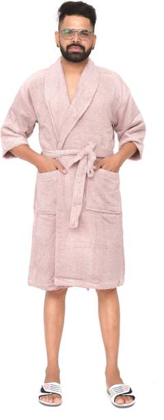 TRIDENT Pink Medium Bath Robe