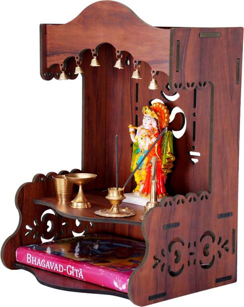 King Decore smart temple , god stage , modren temple Engineered Wood Home Temple