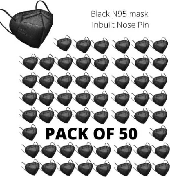 kehklo N95 Mask ( Pack of 50) washable Reusable Anti Pollution N95B50