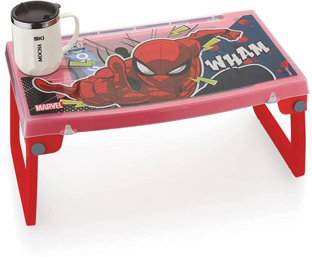 SKI Kids Study Table/ Laptop Table, Multipurpose Folding Plastic Portable Laptop Table