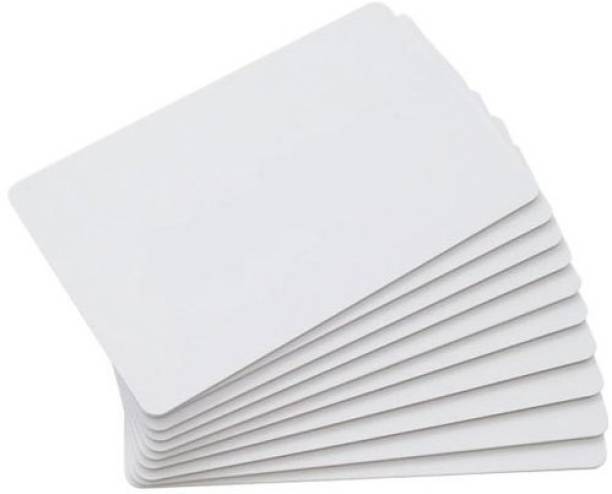 trade plus White PVC Cards For Aadhar card,id cards Set of 100 Cards for Thermal printers Multi-function Color Printer