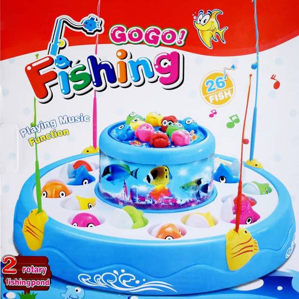 mayank & company Fishing Catch Toys Game for Kids Boys and Girls Ages, Go Go Fish