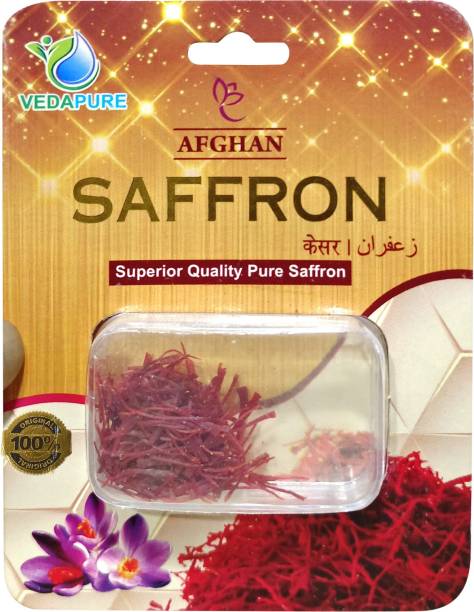 vedapure naturals Afghani Kesar / Saffron - 1Gram (Premium A++ Grade Saffron Threads, Highest Quality Saffron)