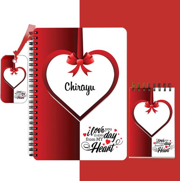 epheriwala I Love You Chirayu A5 Diary Ruled 140 Pages