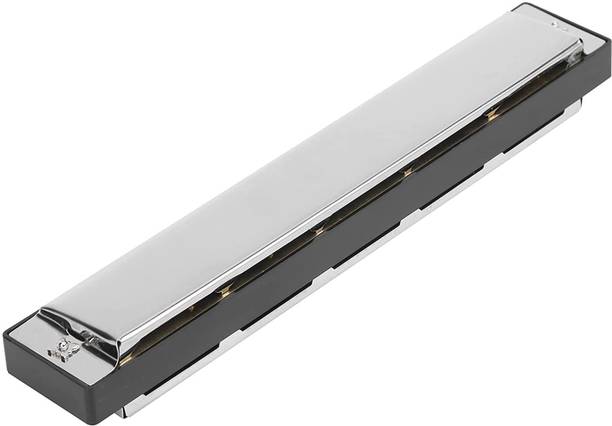 Planetoid Trending Silver Harmonica Best Performance Mouth Organ 24 Holes 48 Tones Key C