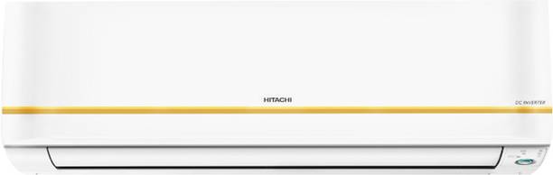 Hitachi 1 Ton 5 Star Split Inverter AC – White, Gold (RAPG512FFEOF/ EAPG512FFEOF/ CAPG512FFEOF, Copper Condenser)