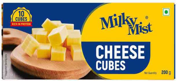 Milky Mist Plain Processed cheese Cubes