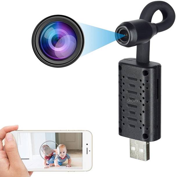 SROPX WiFi USB Camera Mini HD 1080p Flexi Neck Camera Wide Angle Live View Mobile App Spy Camera
