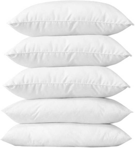 C K COMPANY Ultra soft Luxury sleeping pillow Cotton Solid Sleeping Pillow Pack of 5
