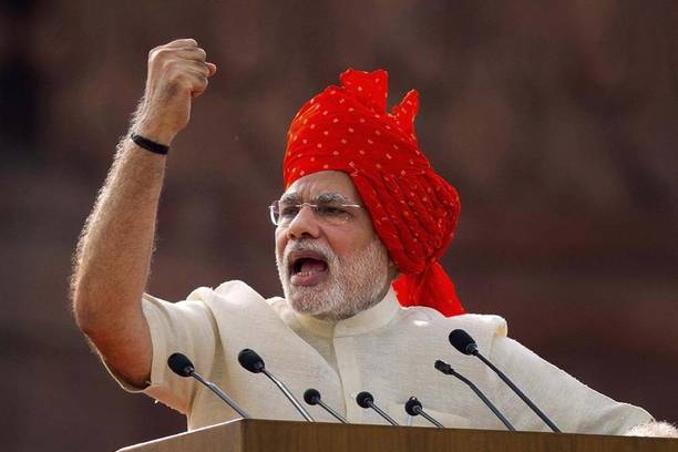 Poster Narendra Modi Politician sl930 (Wall Poster, 13x19 Inches, Matte, Multicolor) Fine Art Print