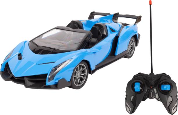 Kiddie Castle 1:16 Remote Control 4 Function Racing Car with Chargeable Batteries