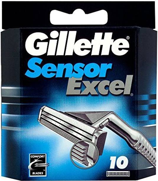 Gillette SENSOR EXCEL (PACK OF 10) SHAVING BLADES