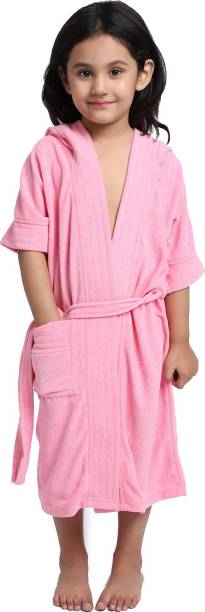 ELEVANTO Pink Small Bath Robe