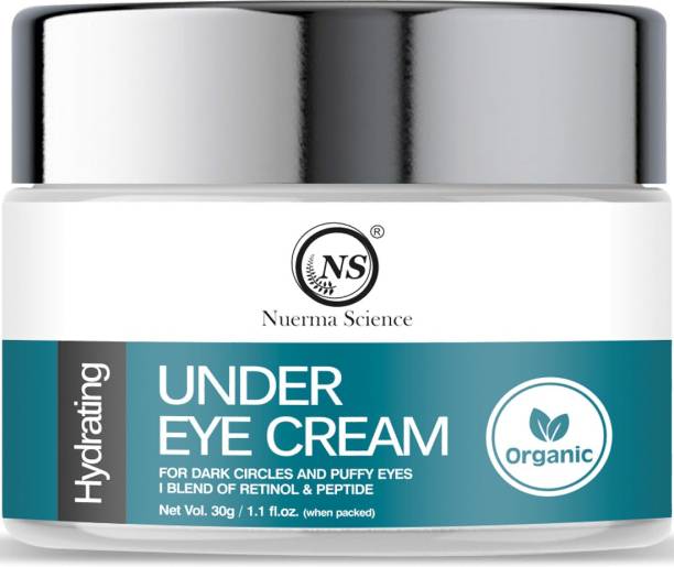 Nuerma Science Under Eye Cream with Retinol & Peptides to Lighten Dark Circles & Wrinkles
