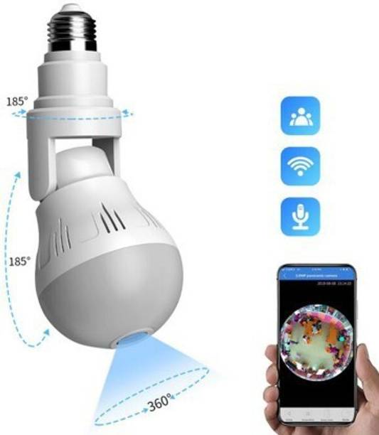 SKY HUB HD hidden Focus V380 Pro Fisheye 360° Panoramic Wireless CCTV WiFi spy Camera Security Camera