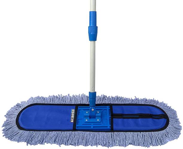 KUROXO Wet and Dry Cotton Flat Floor Mop Easy to Use Floor Cleaning Mop Home Wet & Dry Mop