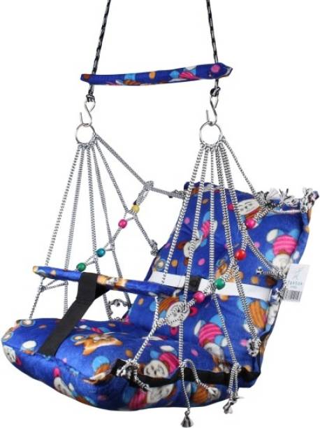 shreeko Cotton Swing Chair Jhula for Kids Baby Jhula folding and Washable jhula Swings