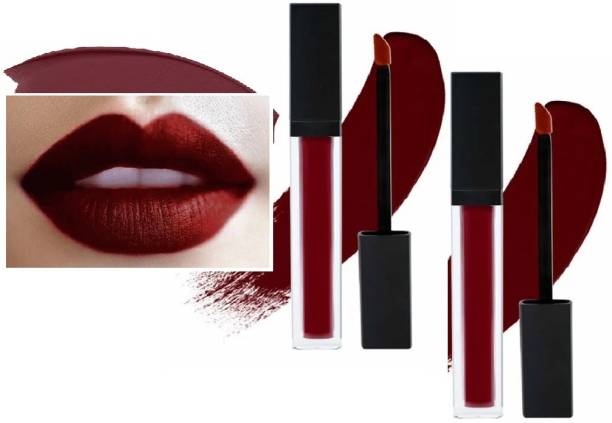 GULGLOW Best Matte Me Lipstick, Long Stay Lipstick Non Transfer Bold Maroon Lipstick