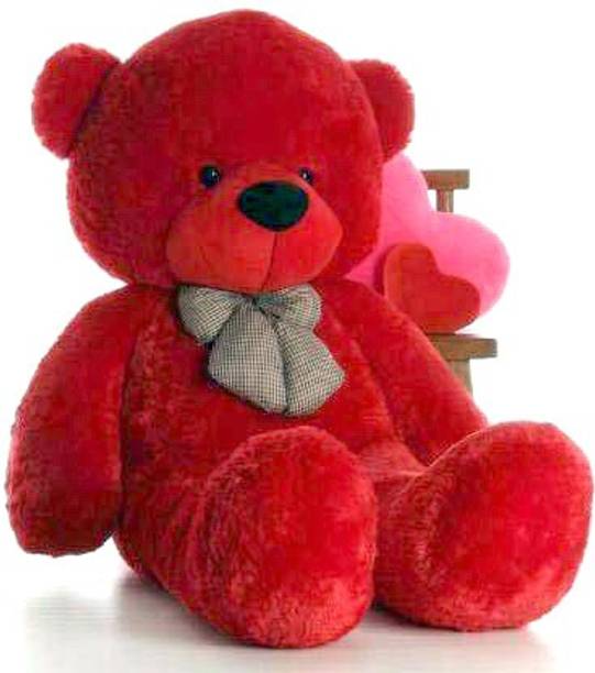 MOLAP 3 Feet Soft Teddy Bear 90.10 cm ( Red ) - 90.10 cm (Red)  - 90.1 cm