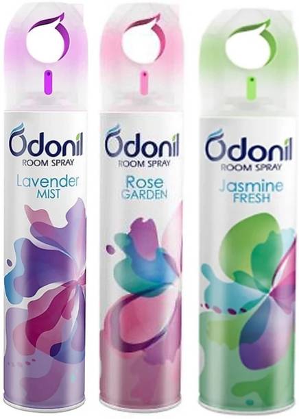 Odonil Rose, Jasmine, Lavender Spray 123