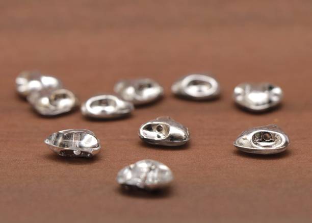 नवजही 10MM 20Pc Heart Beads Buttons for Jewelry Dress Craft and EmbroideryMaking