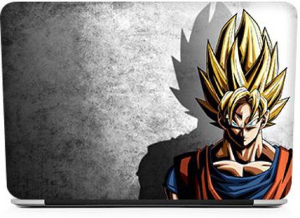 WeCre8 Skin's Goku Premium Quality Laptop Skin Stretchable Vinyl Material - Easily Cover Corners Laptop Decal 15.6