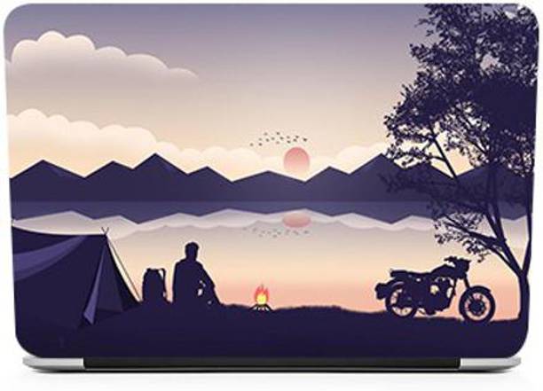 WeCre8 Skin's Camping Art Premium Quality Laptop Skin Stretchable Vinyl Material - Easily Cover Corners Laptop Decal 15.6
