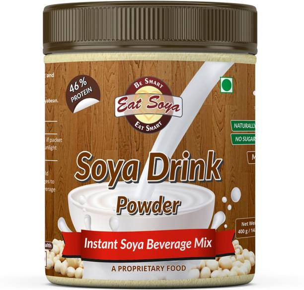 Eat Soya SOYA Milk Powder 46% Protein - Vegan, Non GMO (Sugar Free - Plain/Unflavored) Jar, प्लांट-बेस्ड प्रोटीन