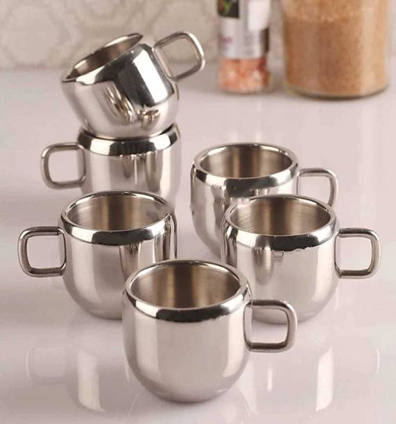 Pack of 6 Stainless Steel