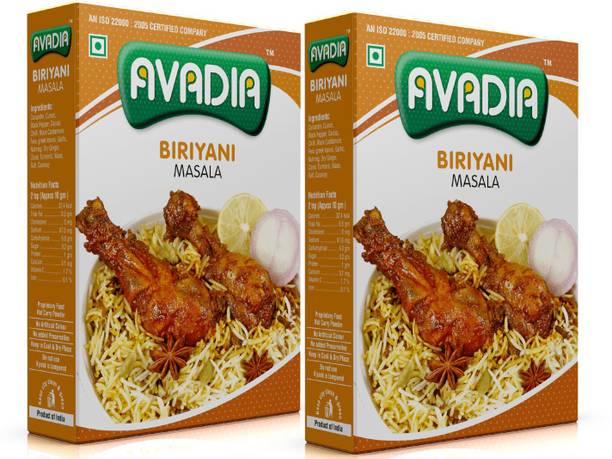 AVADIA BIRIYANI MASALA | SPICE BLEND MIX | 100 g x2 | PACK OF 2 |
