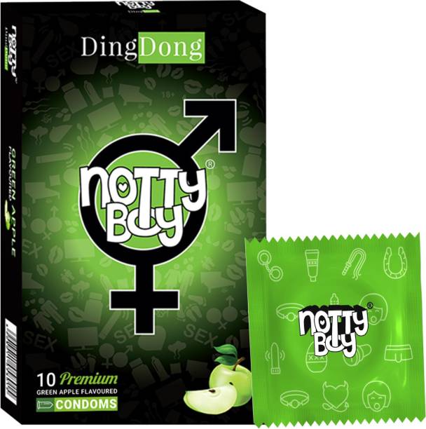 NottyBoy DingDong Green Apple Flavour Condom