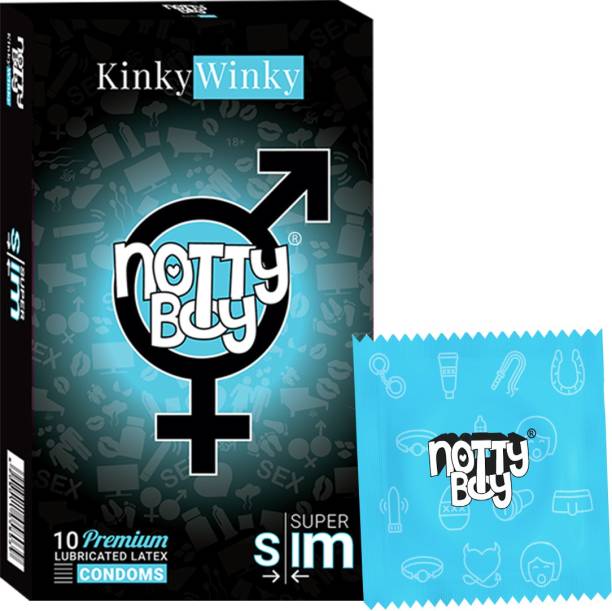 NottyBoy Super Slim KinkyWinky - 10s Condom