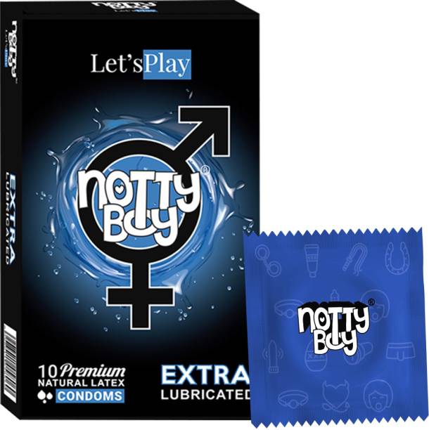 NottyBoy Extra Lubricated Without Dots Plain Condom