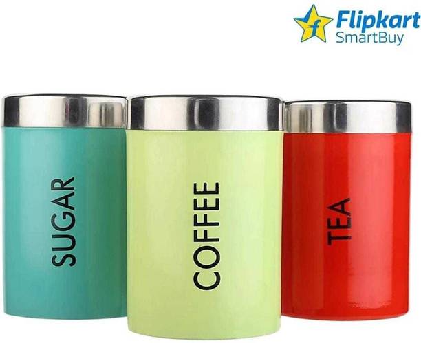 Flipkart SmartBuy Steel Tea Coffee & Sugar Container  - 800 ml