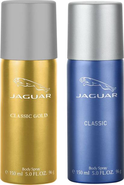 JAGUAR Classic Gold + Classic Deodorant Spray  -  For Men
