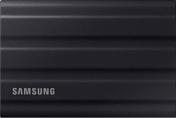 SAMSUNG T7 Shield 2TB USB 3.2 Gen 2(10 Gbps),IP65 Rated,Speed upto 1050 MB/s,(MU-PE2T0S) 2 TB External Solid State Drive (SSD)