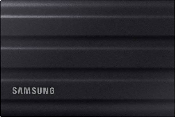 SAMSUNG T7 Shield 1TB USB 3.2 Gen 2(10 Gbps),IP65 Rated,Speed upto 1050 MB/s,(MU-PE1T0S) 1 TB External Solid State Drive (SSD)