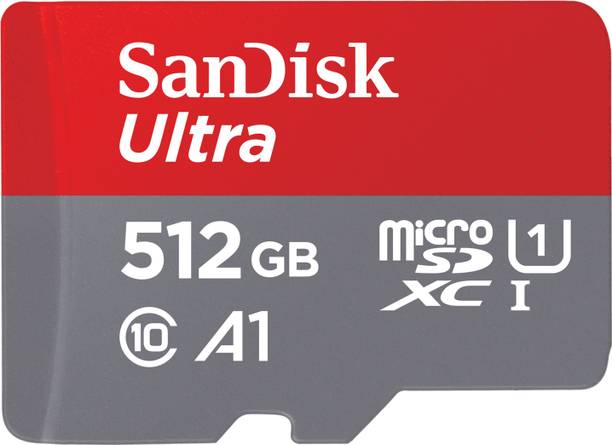 SanDisk Ultra 512 GB MicroSDXC Class 10 140 MB/s  Memory Card