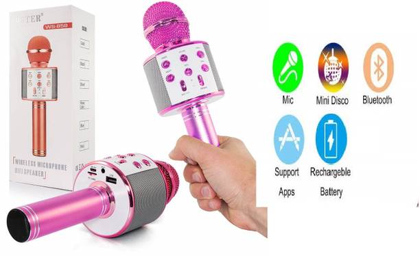 Bygaura L192_WS858 Digital Wireless Microphone For Singing Color May vary (Pack of 1) Microphone