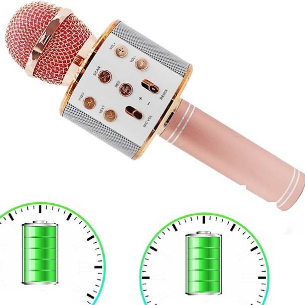 Bygaura L205_WS858 Pro Bluetooth Mic For Singing Color May vary (Pack of 1) Microphone