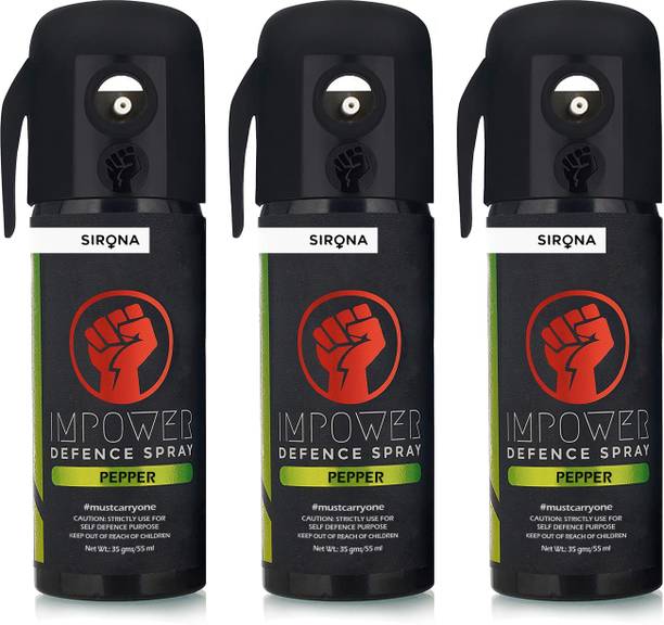 IMPOWER Ultra Strong Pepper Spray for Woman self Defence - 165 ml Pepper Gel Spray