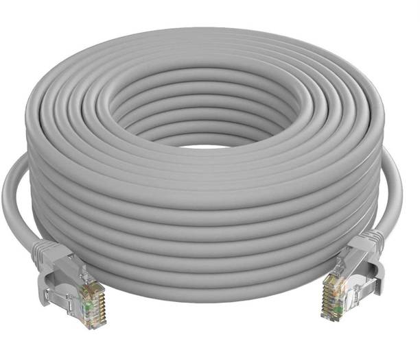 Sadow LAN Cable 20 m 20 Meter Cat6 Lan Cable Gold Plated RJ45 Connector Internet LAN Wire Cable Cord for Modem Router PC Mac Laptop PS5 PS7