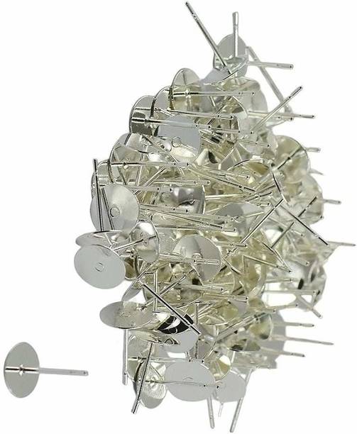 नवजय Earring Backpush Backs Stoppers Bullet Clutch Portable Flat pad Stoppers 200pc
