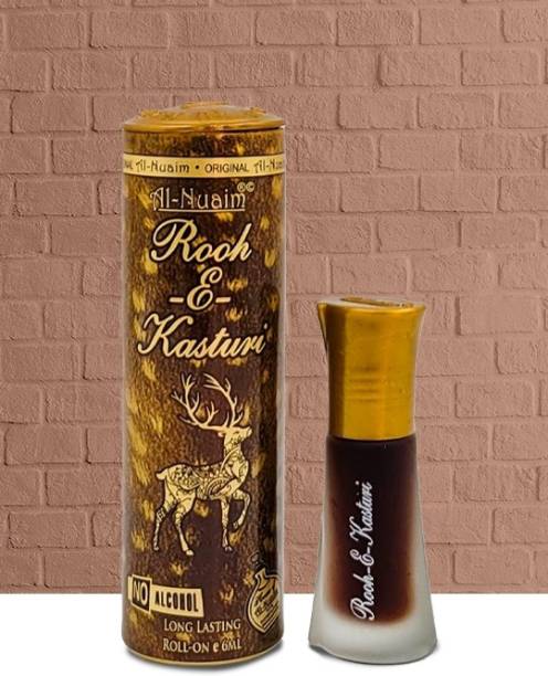 Al Nuaim Brand 100% Original Rooh E Kasturi 6Ml Great Fragrance Long-Lasting For Men Floral Attar