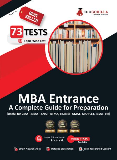 MBA Entrance Exam Guide  - 73 Topic-wise Solved Tests | For Various National & State Level Exams [CAT, CMAT, MAT, NMAT, SNAP, ATMA, TISSNET, GMAT, MAH CET, IBSAT, etc]