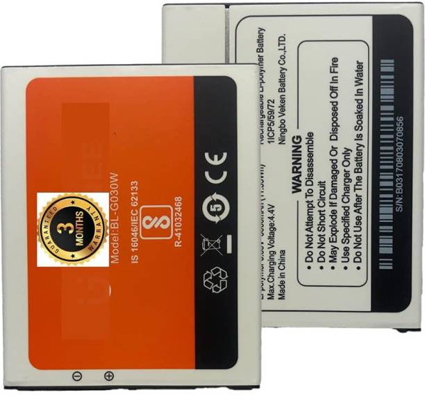 IARYZ ORIGINAL Mobile Battery For  Gionee x1 bl-g030w battery (3000 mAh) with 3 month warranty
